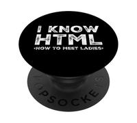 Je Sais HTML Comment Rencontrer des Dames PopSockets PopGrip Adhésif