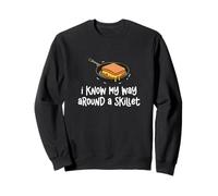 Je Sais me débrouiller dans Une poêle | Amusants Amateurs de Fromage grillé Sweatshirt