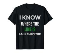 Je Sais où se situe la Limite de l'arpenteur-géomètre T-Shirt