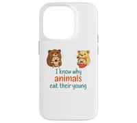 Je Sais Pourquoi Les Animaux mangent Leurs Jeunes Parents Amusants Coque pour iPhone 14 Pro
