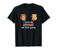 Je Sais Pourquoi Les Animaux mangent Leurs Jeunes Parents Amusants T-Shirt