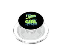 Je Sais Que Je Glisse comme Une Fille, essaie de Continuer à Faire du Deltaplane PopSockets PopGrip pour MagSafe
