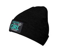 Je Sais Que Je Joue comme Une Fille, J'Essaie De Suivre Homme Femme Hiver Chapeaux Bonnets De Ski Doux Bonnets Tricoté Chaud Bonnet d'hiver pour Cyclisme Patinage Quotidien