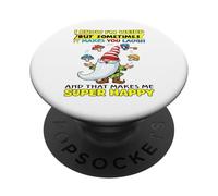 Je Sais Que Je suis Bizarre mais Parfois ça Te Fait Rire PopSockets PopGrip Adhésif