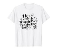 Je Sais Que Le Paradis est Un Endroit Magnifique T-Shirt Graphique avec Valeur