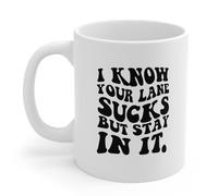 Je Sais Que Ta Voie Est Nulle, Mais Reste-Y. Tasse À Café Drôle Tasse Porcelaine Tasses 330Ml Pour Lait Petit Déjeuner Thé