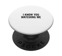 Je Sais Que tu me regardes, inspiré d'un mème drôle PopSockets PopGrip Adhésif
