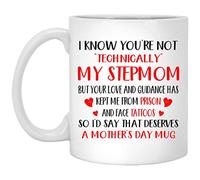 Je Sais Que Tu N'Es Pas Techniquement Ma Belle-Mère. Tasse Céramique Mug À Café Élégantes Mug Pour Lait L'École Cuisine Bureau 330Ml