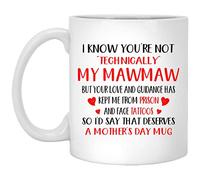 Je Sais Que Tu N'Es Pas Techniquement Ma Grand-Mère Tasses À Thé Élégantes Mug À Café Modernes Tasse Pour Lait Cuisine Travail Boissons Chaudes 330Ml