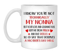 Je Sais Que Tu N'Es Pas Techniquement Ma Nonna Tasses À Thé Avec Anse Mug À Café Humour Tasse Pour Bureau Travail Cacao Cuisine 330Ml