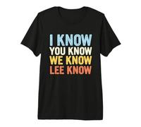 Je Sais Que tu Sais Que Nous connaissons Lee Know T-Shirt Haut de Gamme