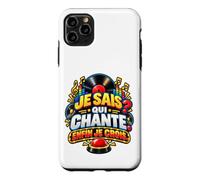 Je Sais Qui Chante Enfin Je Crois Humour Quiz Musical Coque pour iPhone 11 Pro Max
