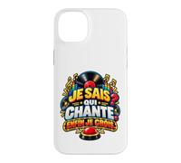 Je Sais Qui Chante Enfin Je Crois Humour Quiz Musical Coque pour iPhone 14 Plus