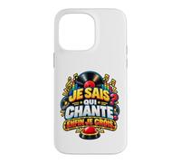 Je Sais Qui Chante Enfin Je Crois Humour Quiz Musical Coque pour iPhone 14 Pro Max