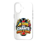 Je Sais Qui Chante Enfin Je Crois Humour Quiz Musical Coque pour iPhone 17