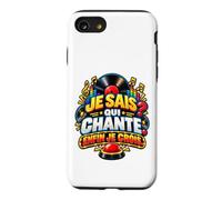 Je Sais Qui Chante Enfin Je Crois Humour Quiz Musical Coque pour iPhone SE (2020) / 7/8