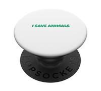 Je Sauve des Animaux PopSockets PopGrip Adhésif