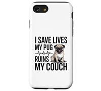 Je Sauve des Vies, Mon Carlin détruit Mon canapé, infirmière Coque pour iPhone SE (2020) / 7/8