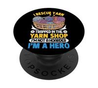 Je sauve du fil piégé dans le magasin de laine PopSockets PopGrip Adhésif
