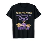 Je savais Que Je Serais Cool Quand Je suis devenu Oncle Boombox T-Shirt
