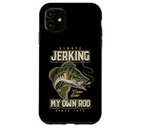 Je secoue Toujours ma Canne Anniversaire de pêche drôle né Coque pour iPhone 11