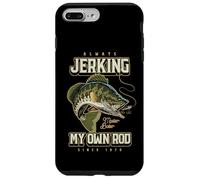 Je secoue Toujours ma Canne Anniversaire de pêche drôle né Coque pour iPhone 7 Plus/8 Plus