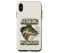 Je secoue Toujours ma Canne Anniversaire de pêche drôle né Coque pour iPhone XS Max