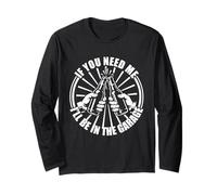 Je Serai dans Le Garage Car Lover Mechanic Garage Car Guy Manche Longue