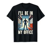 Je serai dans mon bureau, garage, atelier de réparation, amateur de voitures T-Shirt