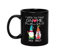 Je Serai Ton Ami, Gnome, Quoi Qu'Il Arrive. Tasse À Café Durable Tasse À Thé Drôle Mug Cadeau Mignon Pour Anniversaire Noël Pâques 330Ml