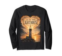 Je Serai Ton Phare Qui Te guidera vers la Maison, Amour Romantique Manche Longue