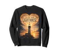 Je Serai Ton Phare Qui Te guidera vers la Maison, Amour Romantique Sweatshirt