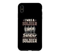 Je Serai Toujours Un Soldat Vintage Men Veteran Coque pour iPhone XS Max