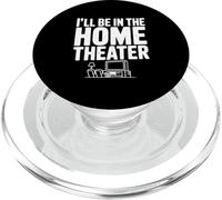 Je Serai Un Amateur de Films Amusants au Home cinéma PopSockets PopGrip pour MagSafe