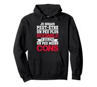 Je Serais Plus Sociable Humour Phrase Drôle Homme Femme Sweat à Capuche