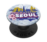 Je Serais plutôt à Séoul Corée Souvenir PopSockets PopGrip Adhésif