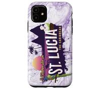 Je Serais plutôt à St Lucia The Caribbean Souvenir Coque pour iPhone 11