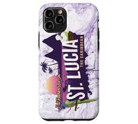 Je Serais plutôt à St Lucia The Caribbean Souvenir Coque pour iPhone 11 Pro
