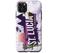 Je Serais plutôt à St Lucia The Caribbean Souvenir Coque pour iPhone 11 Pro Max