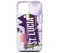 Je Serais plutôt à St Lucia The Caribbean Souvenir Coque pour iPhone 12/12 Pro