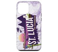 Je Serais plutôt à St Lucia The Caribbean Souvenir Coque pour iPhone 12 Mini