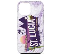 Je Serais plutôt à St Lucia The Caribbean Souvenir Coque pour iPhone 12 Pro Max