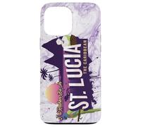 Je Serais plutôt à St Lucia The Caribbean Souvenir Coque pour iPhone 13 Pro Max