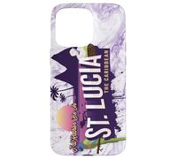 Je Serais plutôt à St Lucia The Caribbean Souvenir Coque pour iPhone 15 Pro Max