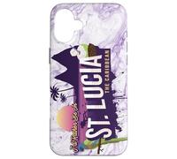 Je Serais plutôt à St Lucia The Caribbean Souvenir Coque pour iPhone 16 Plus