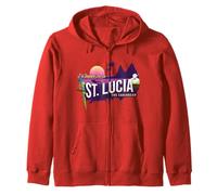 Je Serais plutôt à St Lucia The Caribbean Souvenir Sweat à Capuche