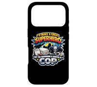 Je Serais Un Super héros mais Les formalités administratives sont Plus Courtes en Tant Que Flic Coque pour iPhone 17 Pro