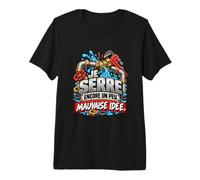 Je Serre Encore Un Peu Mauvaise Idée Humour Plombier T-Shirt Haut de Gamme
