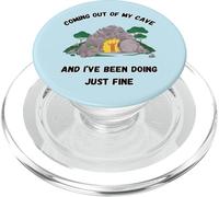 Je sors de ma Grotte et J'Ai Fait Une très Belle Chanson PopSockets PopGrip pour MagSafe