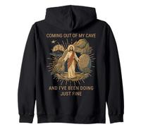 Je sors de ma Grotte et Je m'en sors très Bien, Jésus Sweat à Capuche